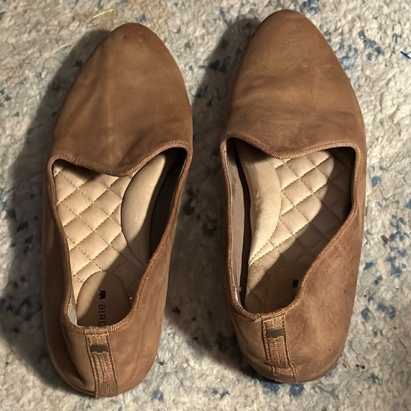 Birdies The Starling Golden oak suede slipper flats comfort shoes Sz 8 - Picture 3 of 11